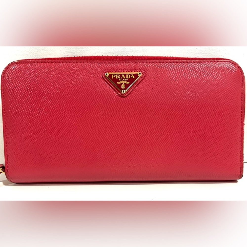 Prada Saffiano Continental Wallet